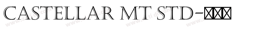 Castellar MT Std字体转换